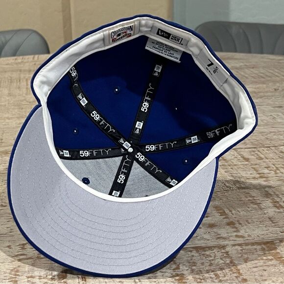 Milwaukee Brewers Blue 59fifty New Era Fitted Baseball Hat - Picture 7 of 9